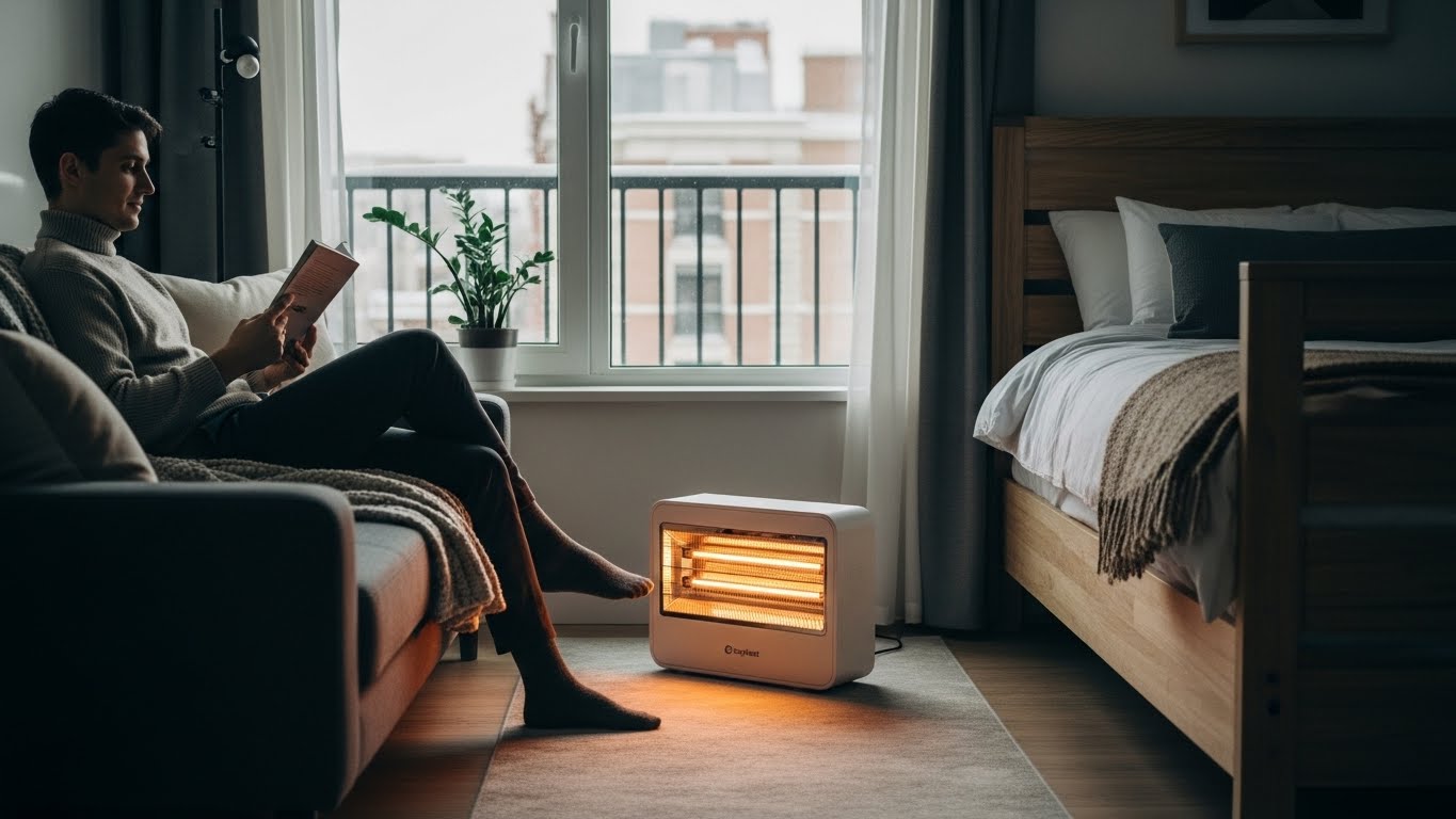 Best Space Heaters for Small Rooms (Safe Features, Heat Coverage & Low Noise)